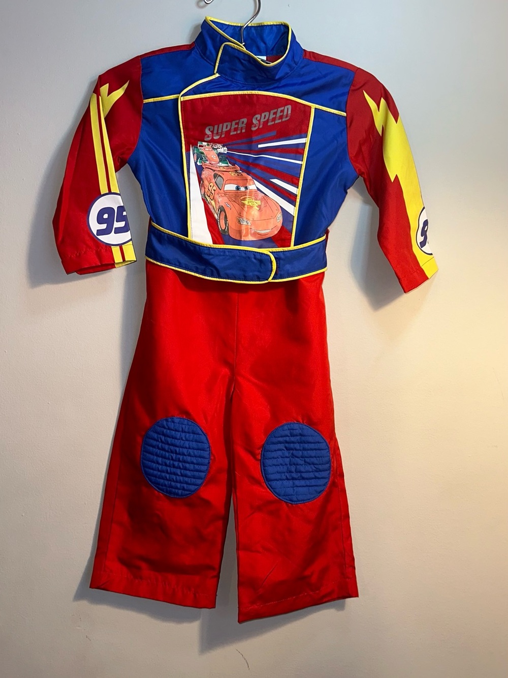 Kids Red & Blue Racing Costume - Super Speed